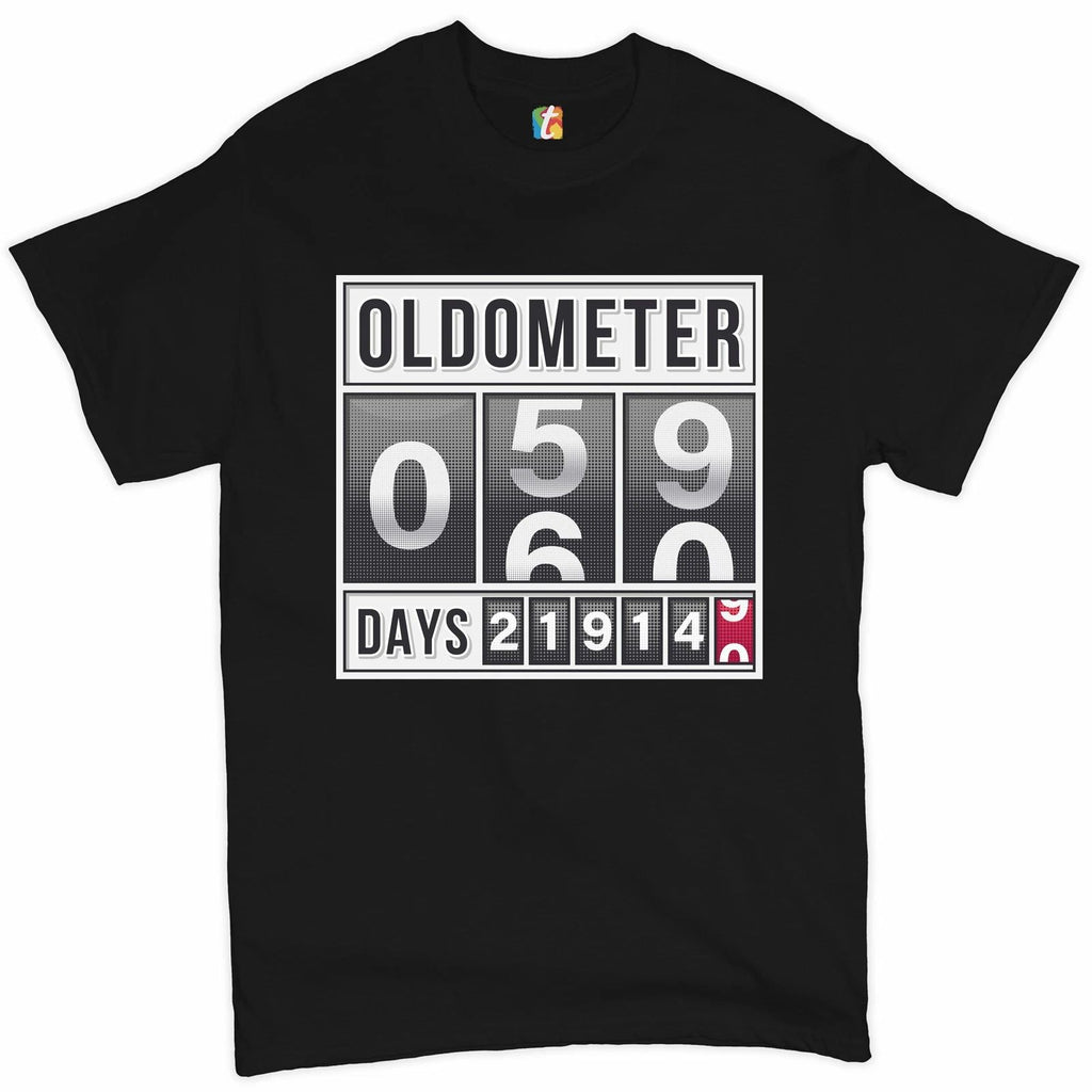Oldometer 59-60 T-shirt Old Lives Matter Funny Odometer 60 AF Men's Tee