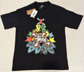 Stussy Graphic Print Logo Cotton Graffiti Crew Neck Shirt Medium Rare Brand New