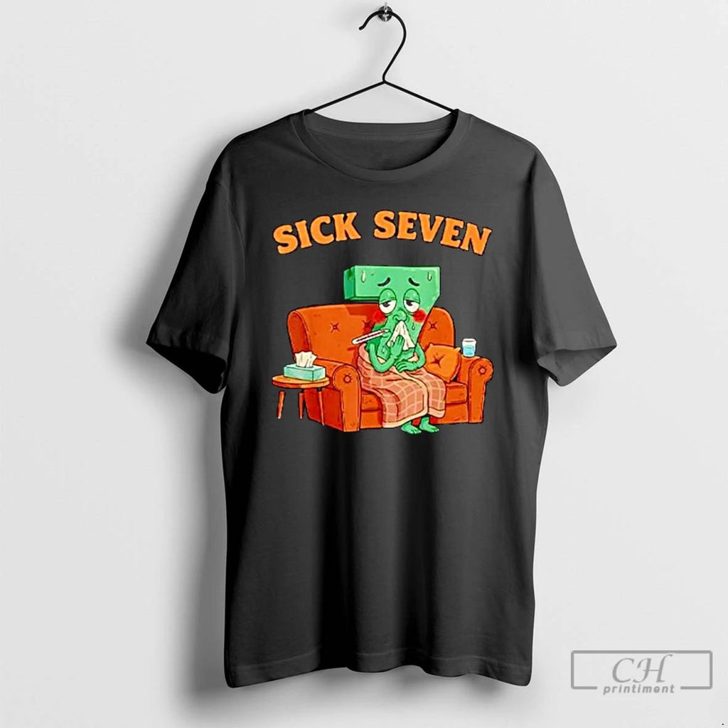 Classic Sick Seven 67 Halloween Costume Fun Wordplay Ornaments T Shirts