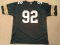 Custom Reggie White Green Mesh Football Jersey