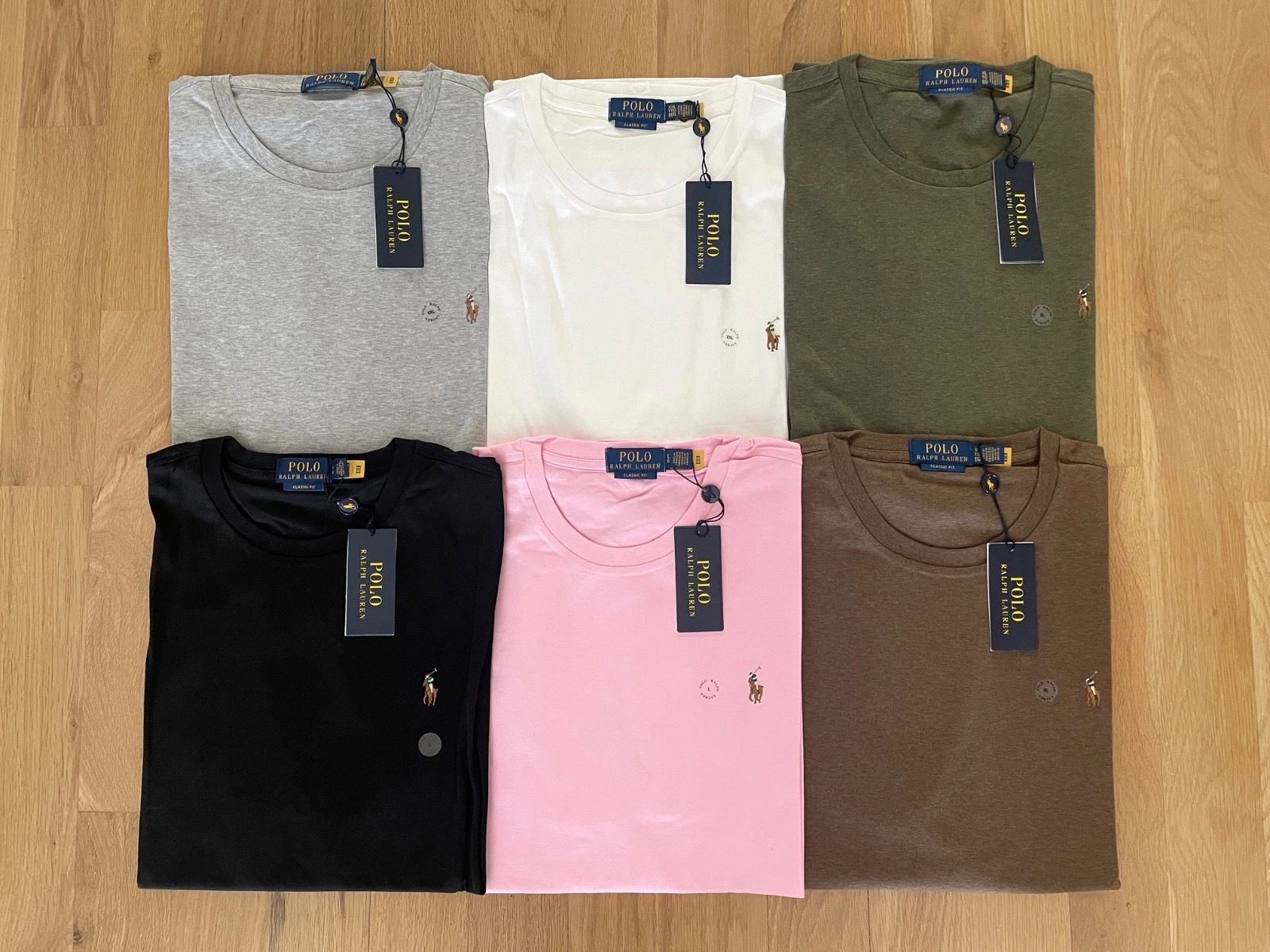 Polo Ralph Lauren T Shirt Crewneck Mens Soft Touch Classic Fit Short Sleeve
