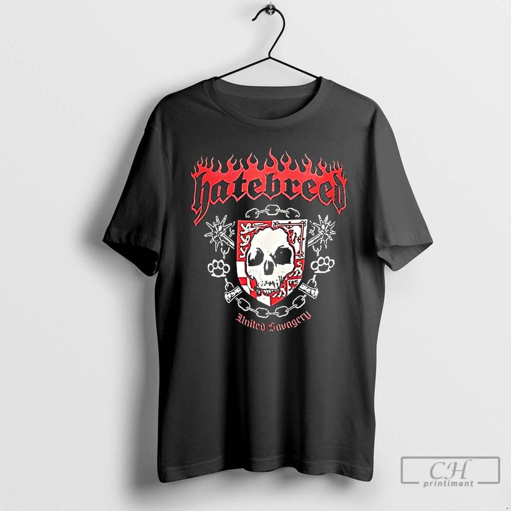 Premium Hatebreed Linited Savageru 2025 Make The Demons Obey Schedule 1 Sided T Shirts