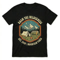Roam The Wilderness T-Shirt Vintage 1969 Mountain Vibes Camping Hiking Graphic T