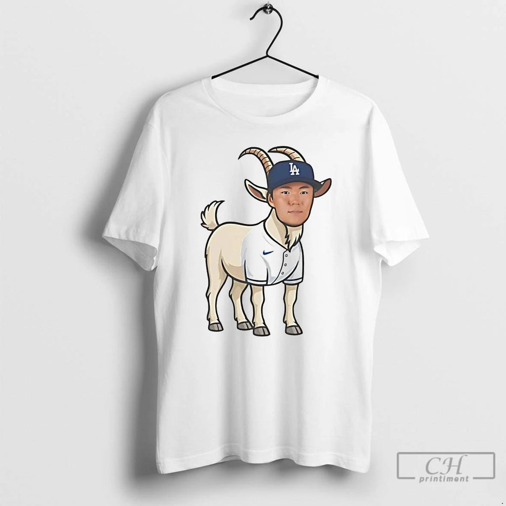 Premium Yoshinobu Yamamoto La Dodgers Goat T Shirts
