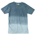 Vans Ombre T Shirt Mens Medium Blue Dip Dye Classic Fit Short Sleeve Logo