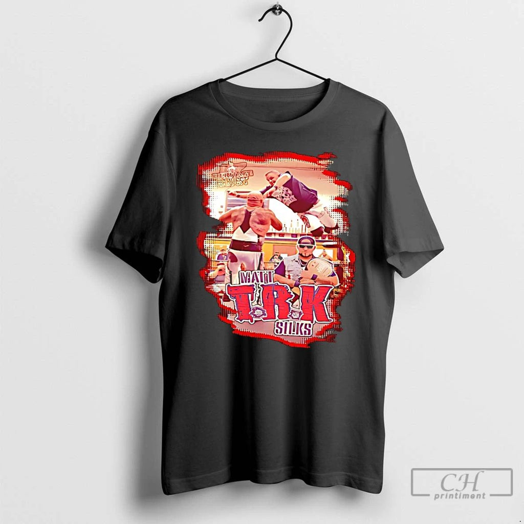 Premium Matt Trk Silks Trk Vs The Big Lg Wrestling T Shirts