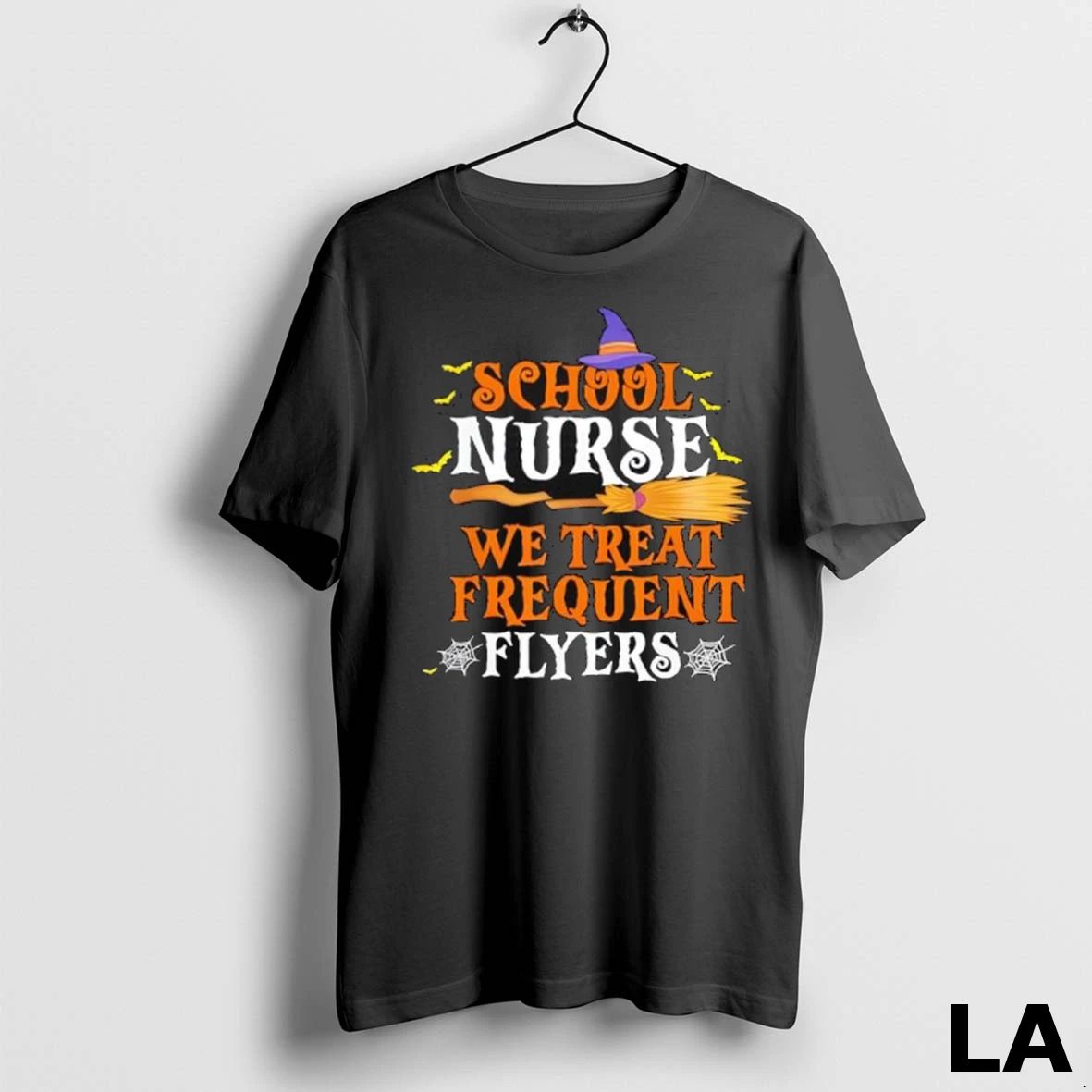 Original School Nurse We Treat Frequent Flyers Funny Halloween Ladies