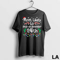 Original Most Likely To Shop On December 24th Christmas Matching Xmas