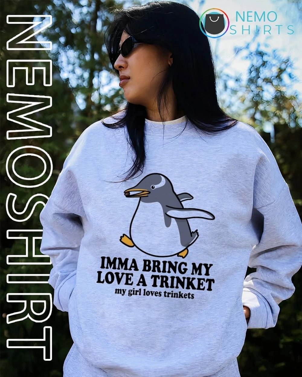 Imma Bring My Love a Trinket Penguin gift shirt