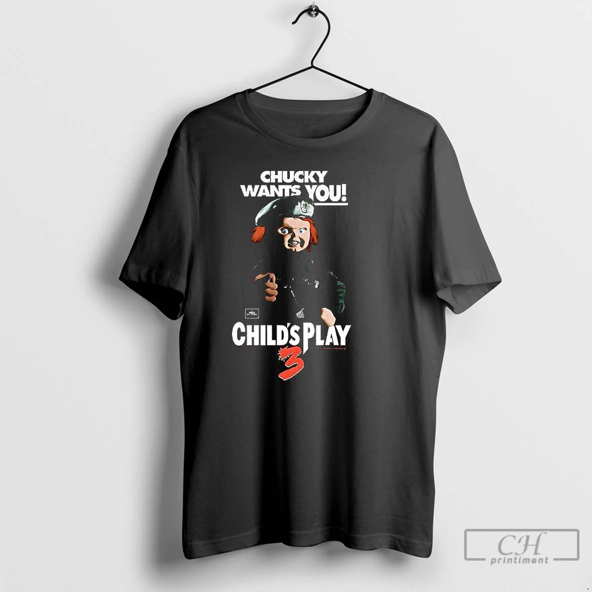 Classic Chucky Want You Childs Play 3 Halloween Characters T Shirts