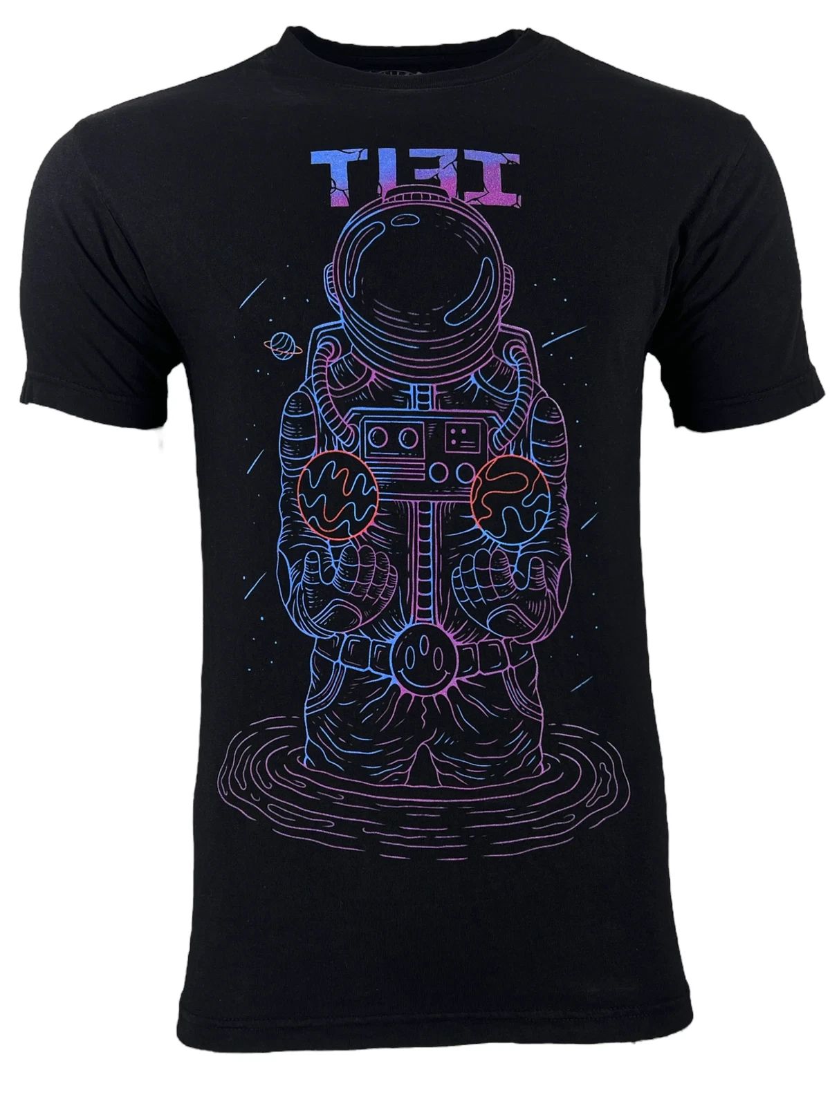 TLFI Men' T-shirt Astronaut Dream Regular Fit Crew neck S-4XL