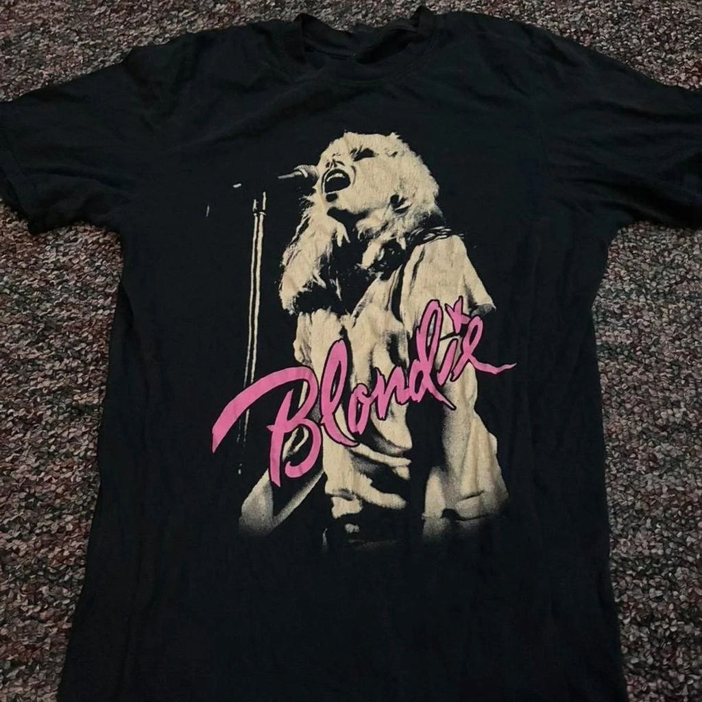 Vintage Blondie Band Rock Music Black S to 5XL Unisex Shirt UR030 FREE SHIPPING