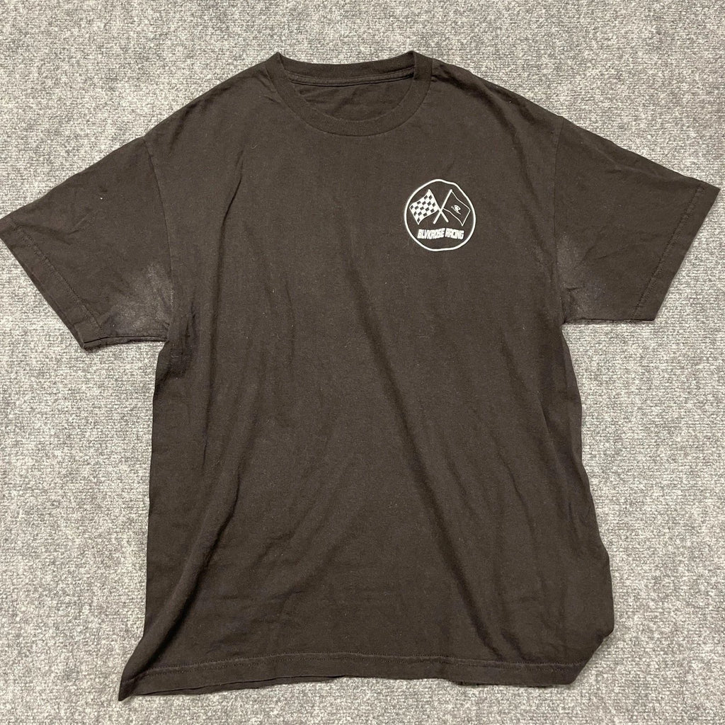 Mardin Farms Blvkrose Racing T Shirt Mens Black Graphic Print Streetwear Casual