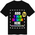 Personalized Custom T-Shirt Double Sided Print  Your Design Text Logo Photo Gift