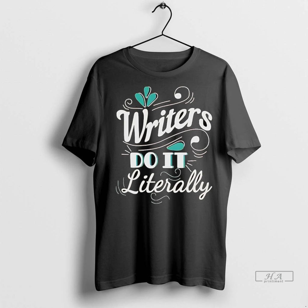 Trendy Officials Tom Hayworth Home Economics Wearing Writers Do It Literally Shirt Sweater