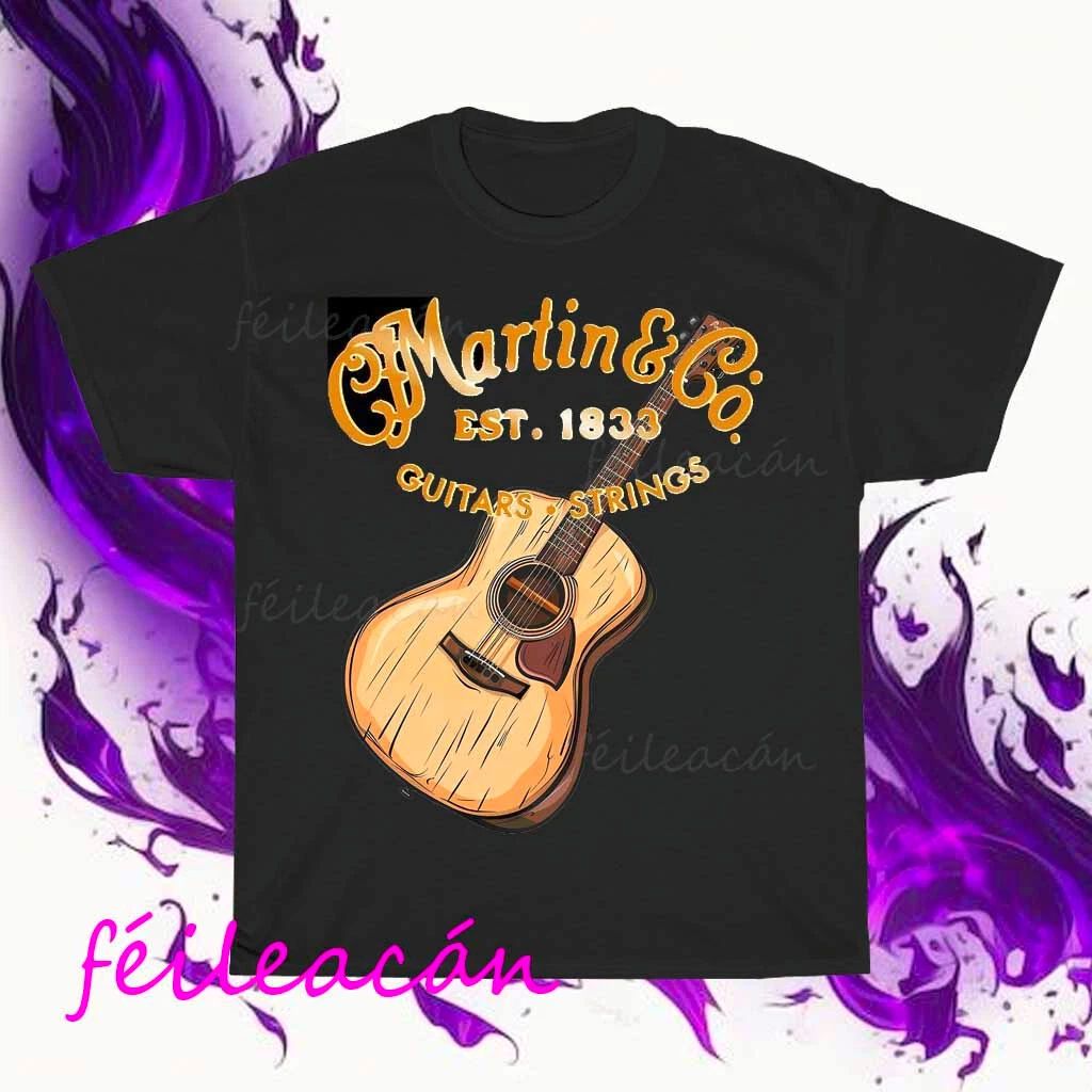 Brand New Martin Guitar Active Logo American T-Shirt Funny Size S to 5XL
