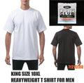 PRO CLUB MENS KING SIZE 10XL T SHIRT PLAIN HEAVYWEIGHT SHORT SLEEVE BIG AND TALL