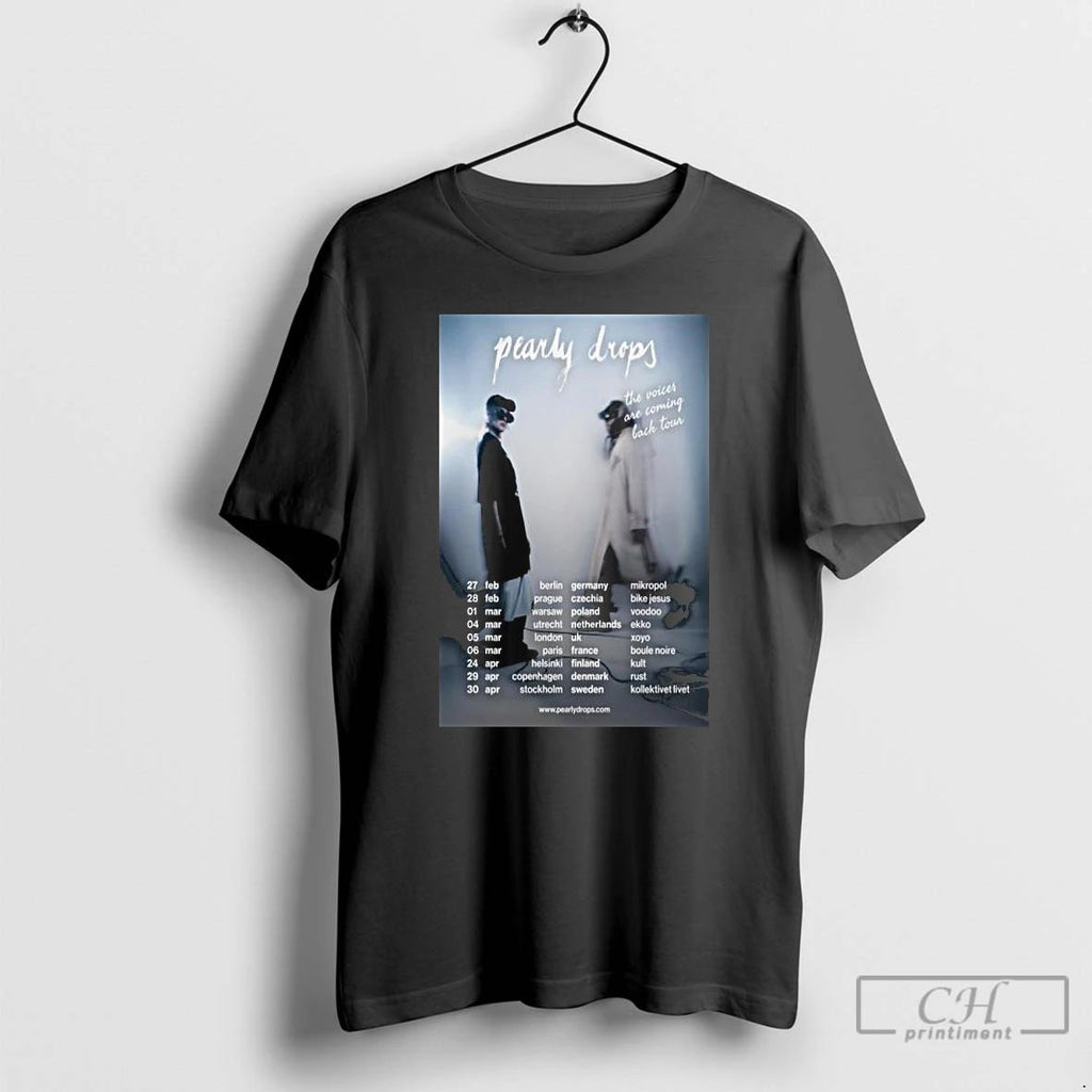 Classic Pearly Drops The Voices Are Coming Back Tour 2026 Long Sleve T Shirts