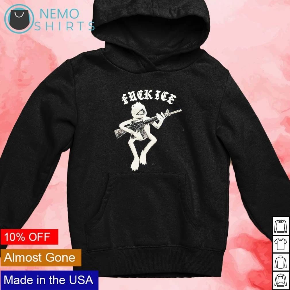 Kermit the Frog Fuck ICE United Snakes political protest shirt