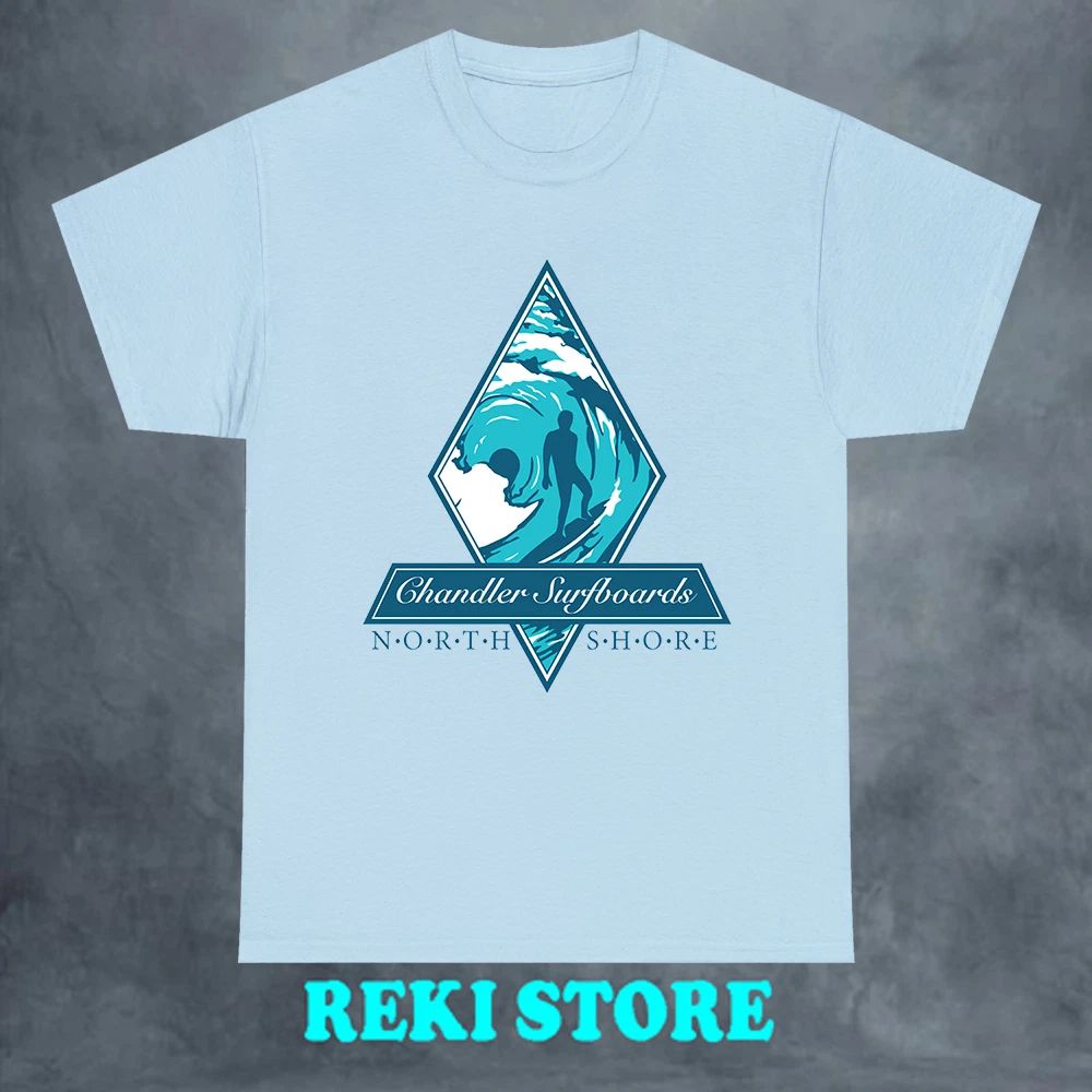 Chandler Surfboard North Shore Movie Men's Light Blue Size S-5XL