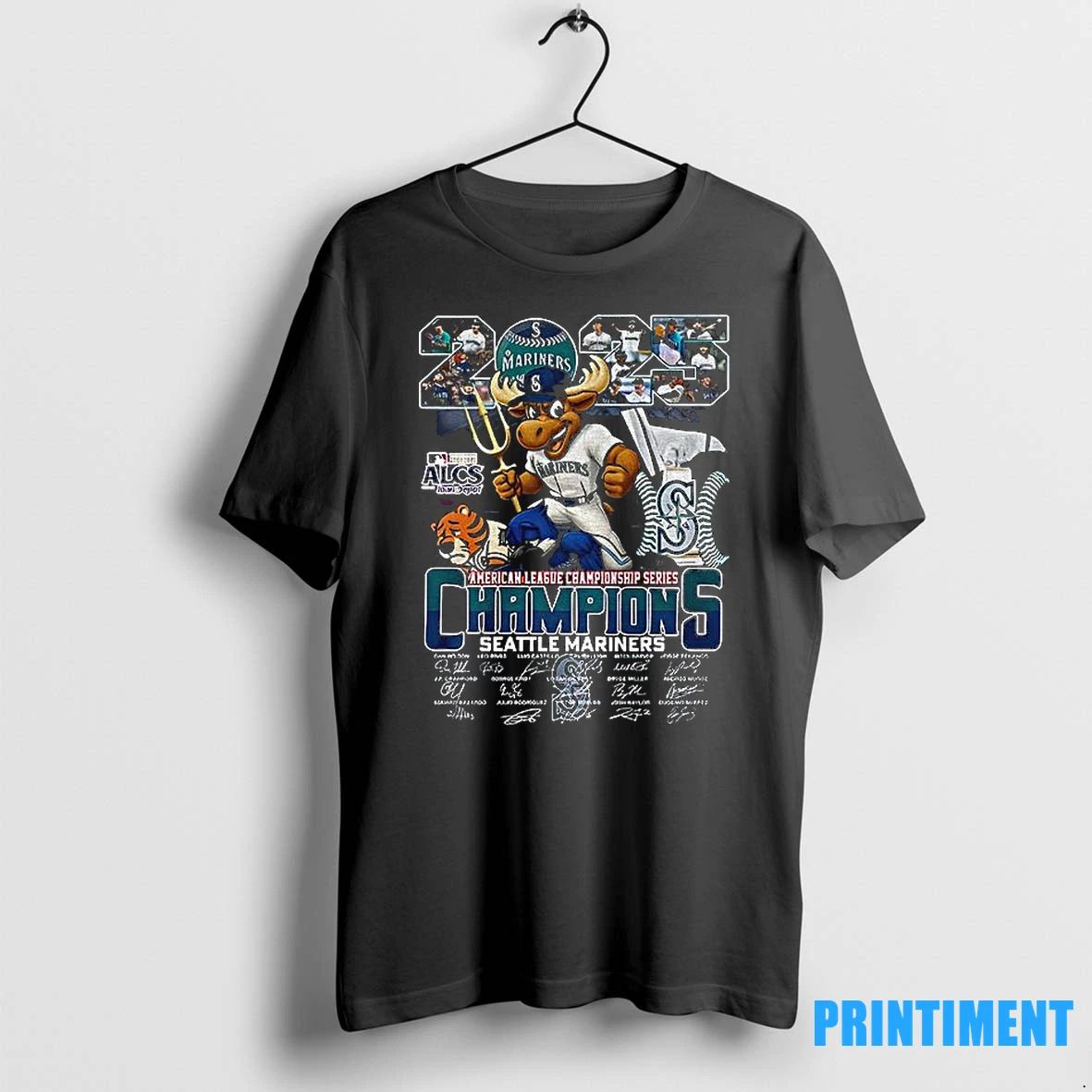 Seattle Mariners 2025 American League Championship Series Champions Alcs Signatures Tshirts Sweater
