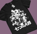 Anime Seven Deadly Sins Group Black T-Shirt