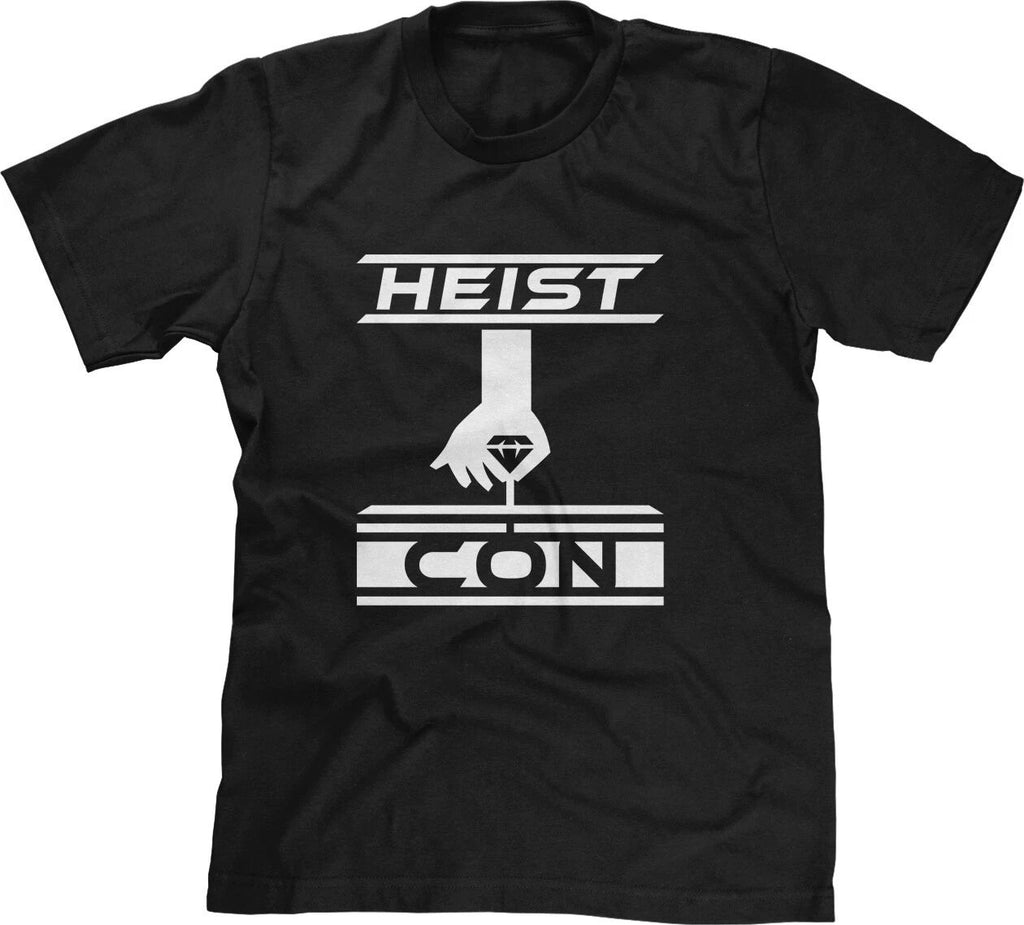 Heist Con Funny Comedy Party Tv Show Animated SciFi Fan Cartoon Morty Mens Tee