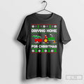 Classic Santa Tractor Driving Home For Christmas T Shirts