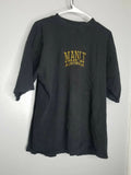 Retro Mens XL Manly T-Shirt Australia Pacific Surfer Embroidered Distressed