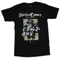 Black Clover Adult New T-Shirt - Distressed Standing Group Boxed Under Name