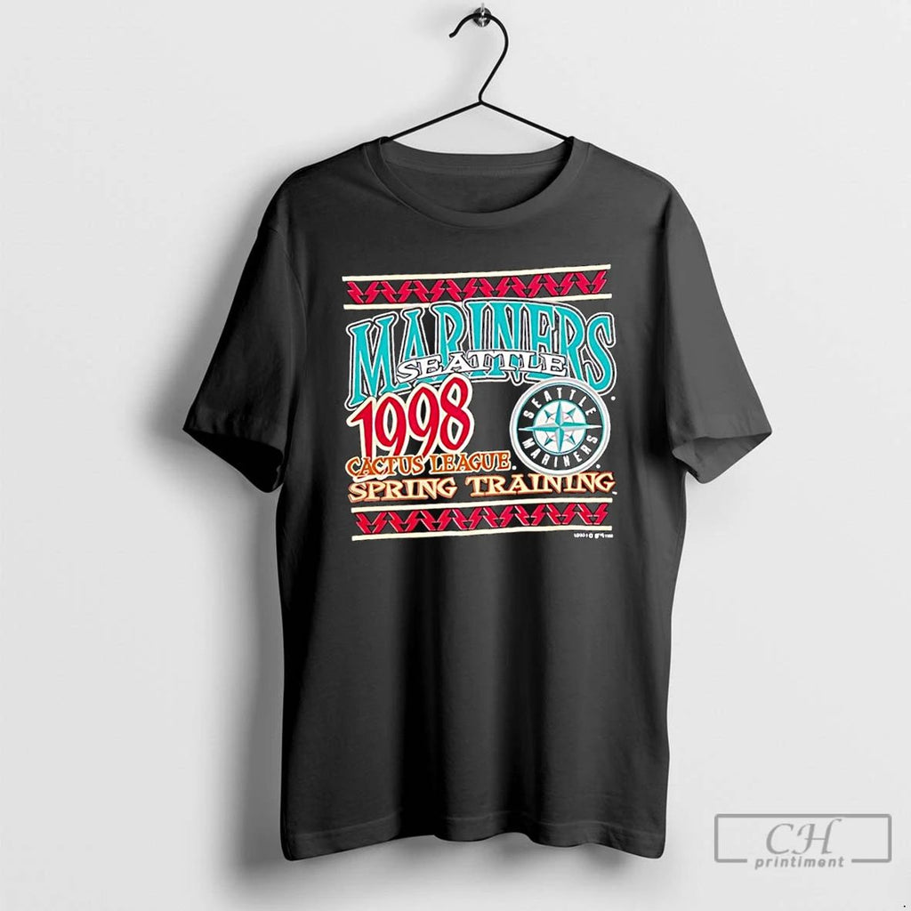 Classic Seattle Mariners 1998 Cactus League Spring Training Logo T Shirts
