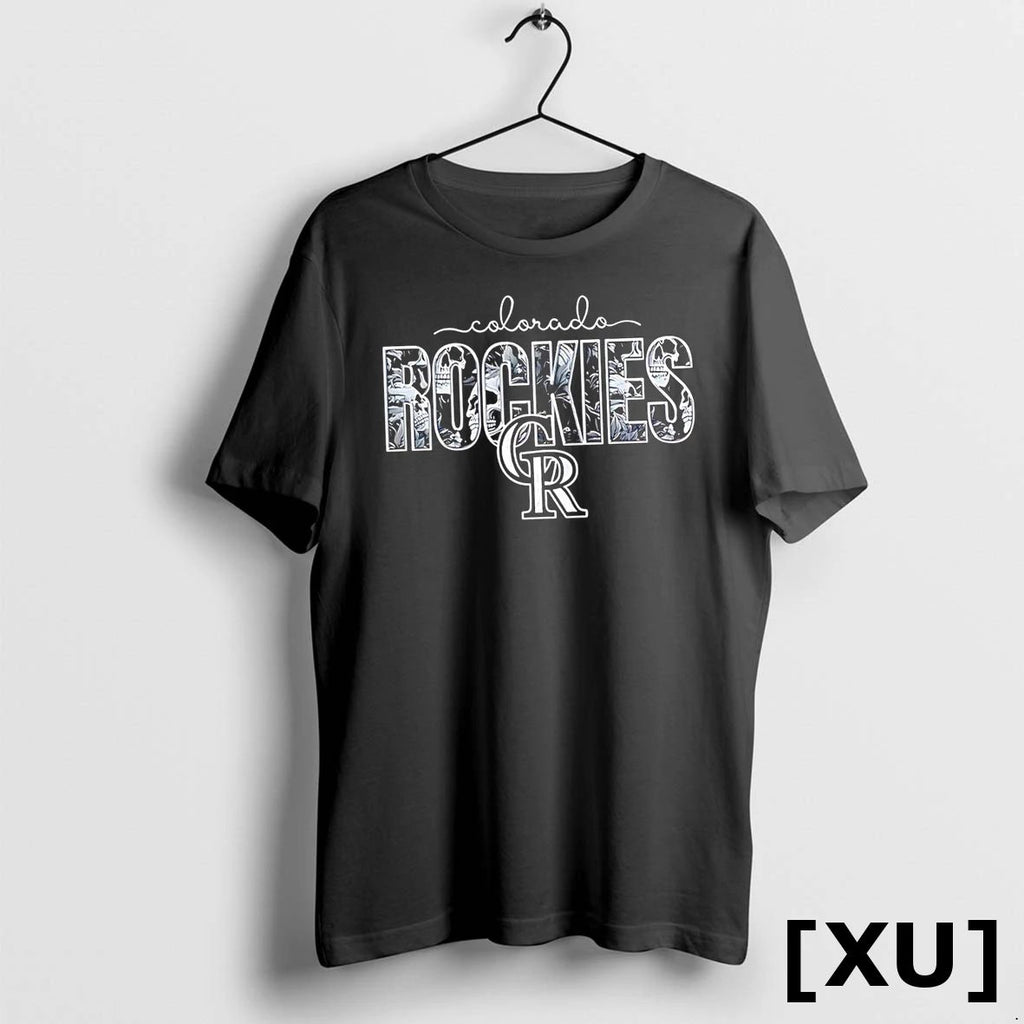 Colorado Rockies Skulls Floral Graphic Baseball Tshirts Sweater