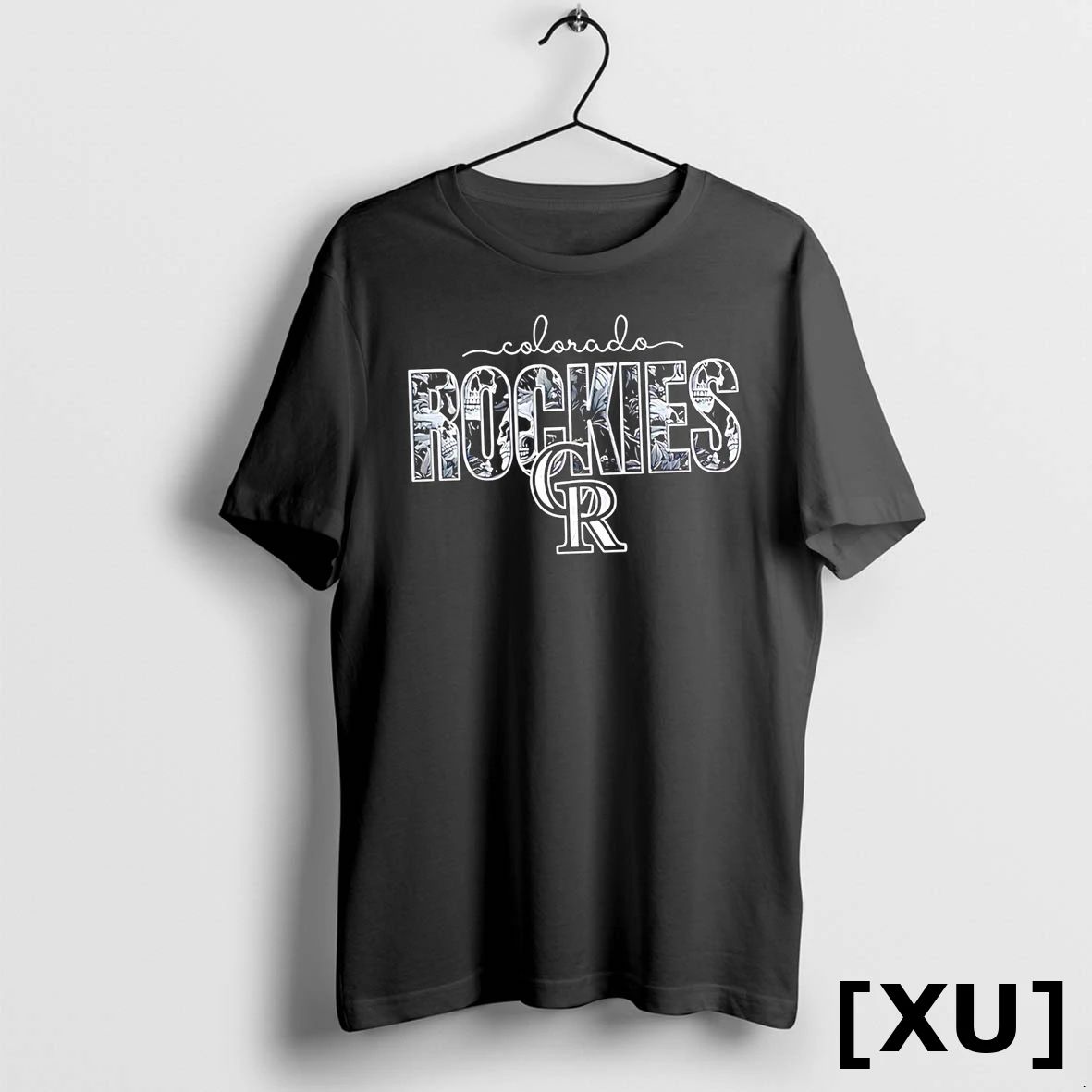 Colorado Rockies Skulls Floral Graphic Baseball Tshirts Sweater