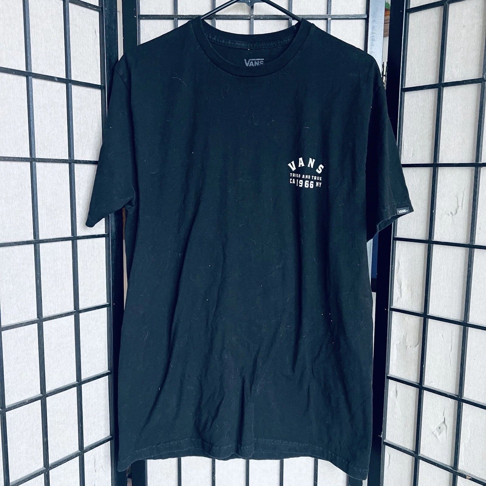 Vans Mens Short Sleeve T Shirt Black M Cobra Snake Reptile Surf Skate Beach