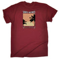 Santa Monica California Surfing Surf Mens Funny Novelty T-Shirt T Shirt Tshirts