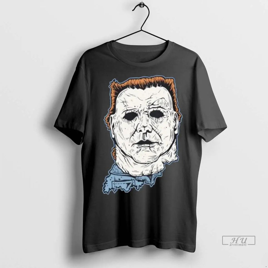 Officials Michael Myers Hoosier Map Halloween T Shirts