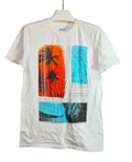 Oxide Men's Tropical Surf Graphic Short-Sleeve T-Shirt White - SMALL