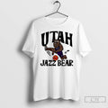 Classic Utah Jazz Basketball The Jazz Bear Mascot T Shirts