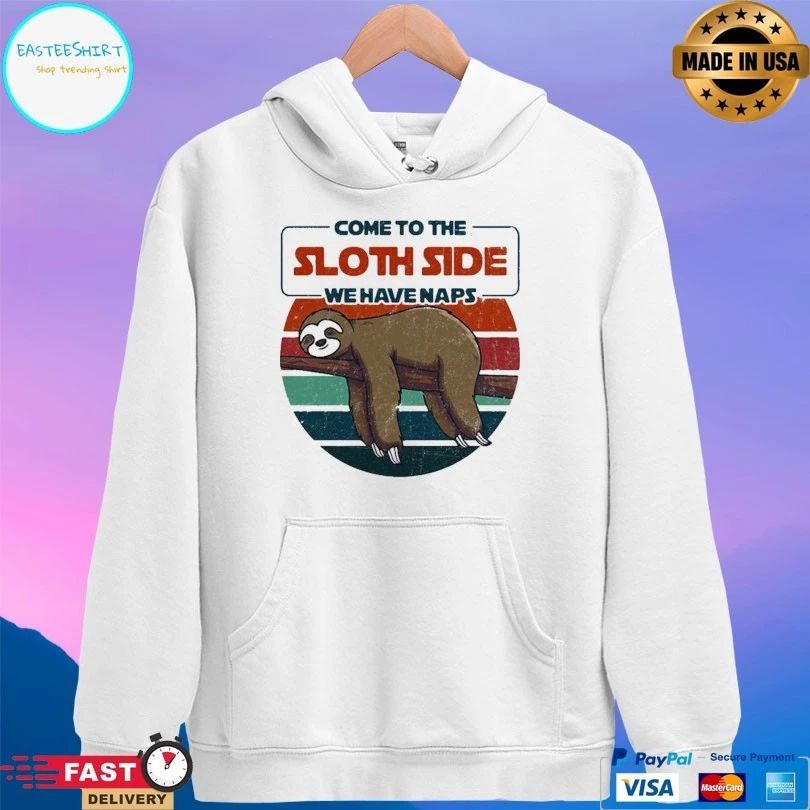 Come To The Sloth Side We Have Naps Vintage T-shirt