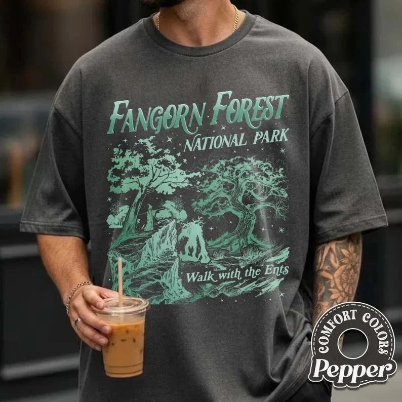 Fantasy Forest Nature Comfort Tee Hiking Outdoors Gift Shirt