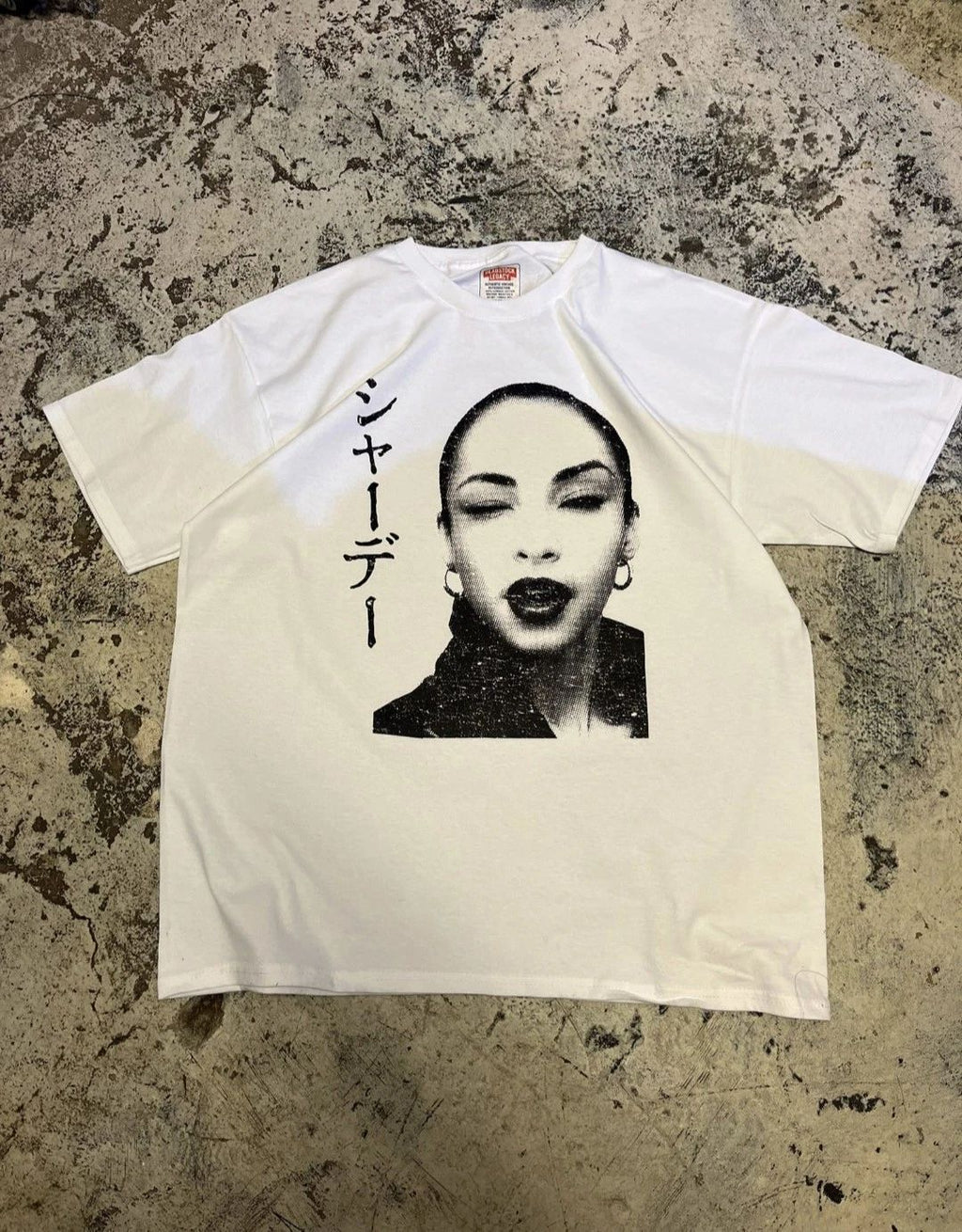 Retro Graphic T-Shirt Tee  Sade Japan Tour Oversized Boxy Fit   Vintage Inspired