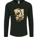Skull Ace of Spades Heavy Metal Rock Music Mens Long Sleeve T-Shirt