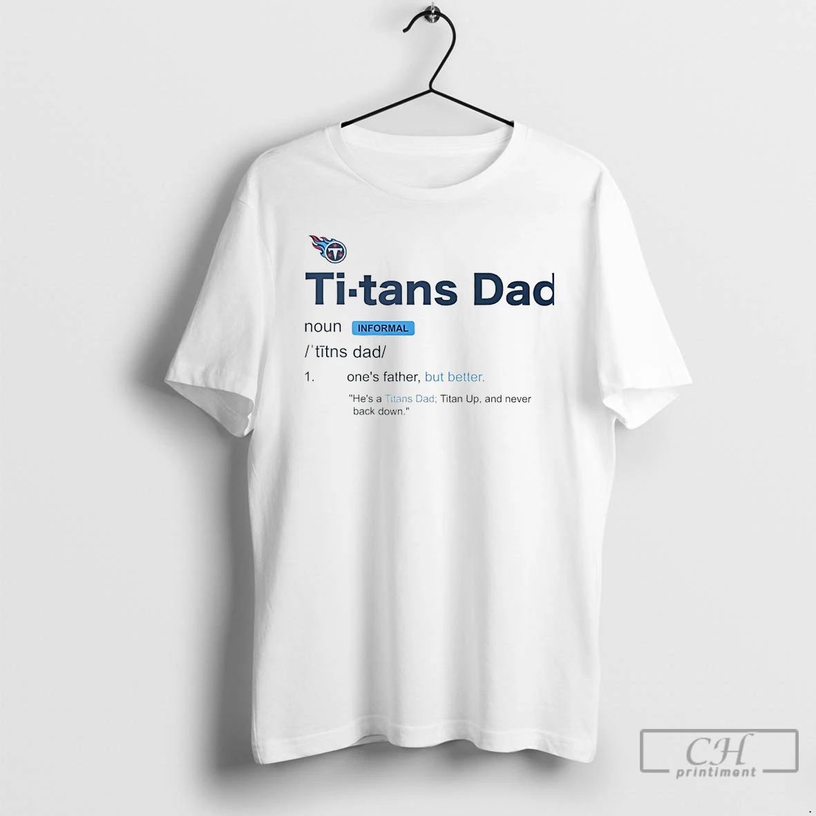 Classic Tennessee Titans Dad Definition Meaning T Shirts