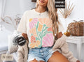 Boho Daisy Flower Comfort Tee Shirt Women Men