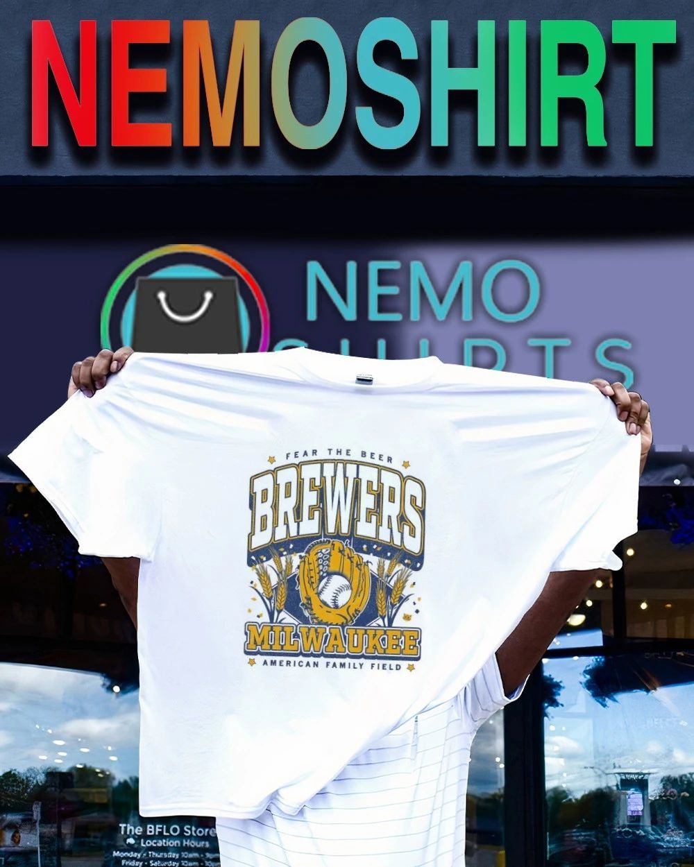 Milwaukee Brewers Fear The Beer American Family Field shirt
