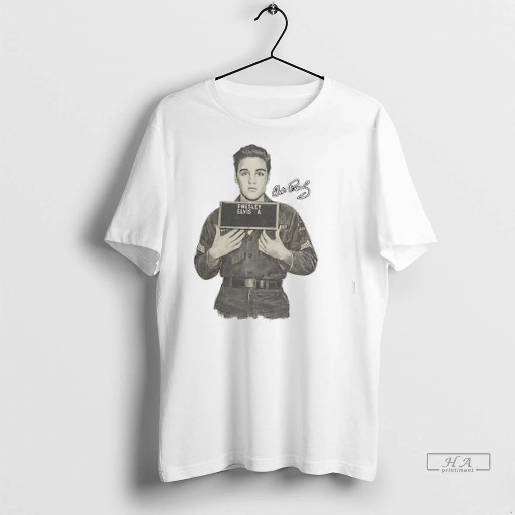 Trendy Officials Elvis Presley Signature Mugshot Shirt Sweater