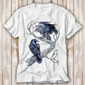 Hugin And Munin Ravens Norse Mythology Viking God Odin T Shirt Top Tee 4002