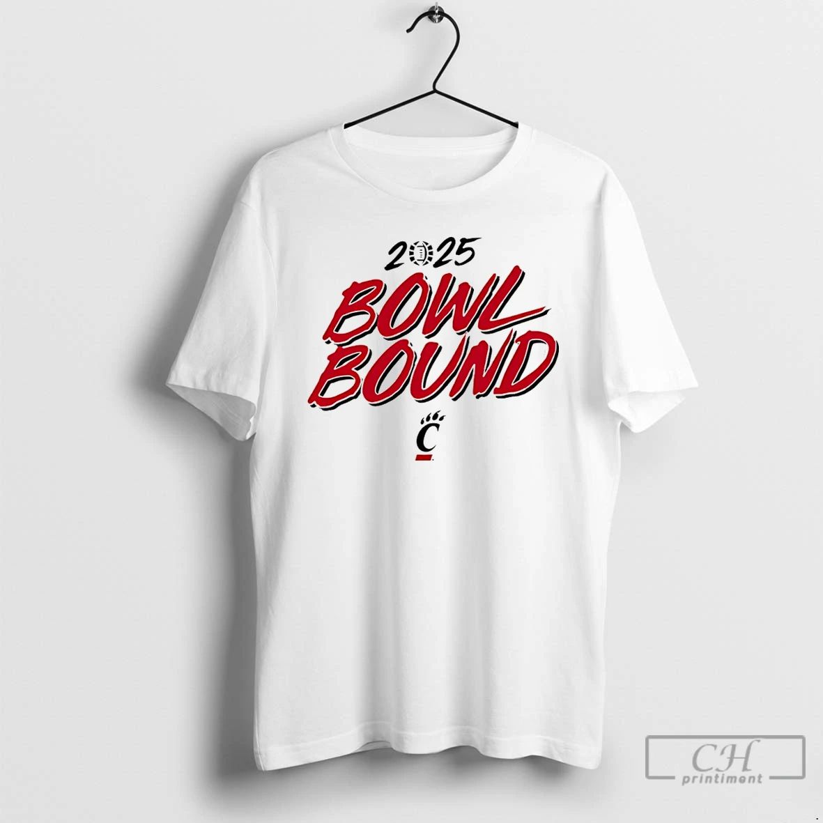 Classic 2025 Bowl Bound Cincinnati Football T Shirts