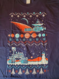 NEW Loot Crate Exclusive NASA 8-Bit Space Holiday Shirt - Mars Rover - XL