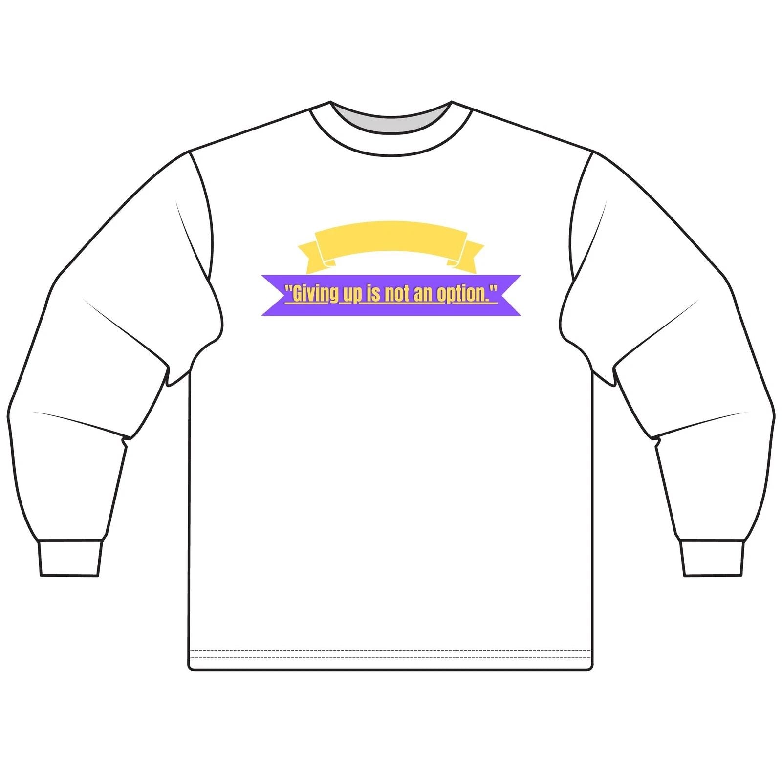 Inspiring Unisex Long Sleeve T-Shirt - Motivational Quote Tee, Gift for